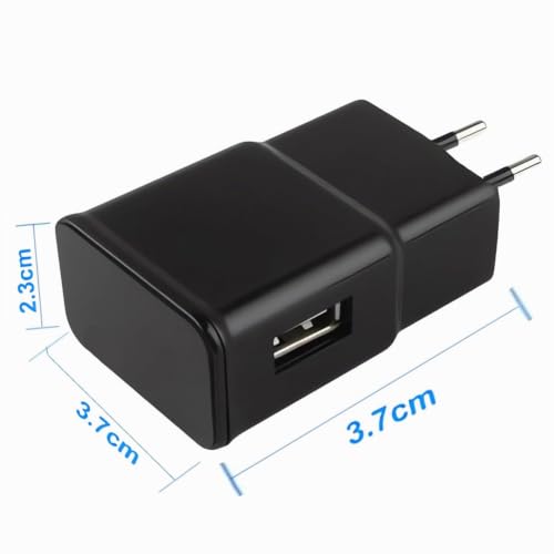 SHMIZZ Mini Hidden Spy Camera, Mini Camera, Espía Oculta Camuflada WiFi 1080P USB Cargador Interior Spy Camaras Surveillance with Motion Detection, Night Vision