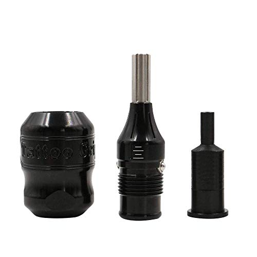 Romlon Tattoo Cartridge Grips - Professionnal Adjustable Twist 32MM Tattoo Machine Cartridge Grips Tattoo Handle Tube CNC Aircraft Aluminum with Drive Bars Supply Tattoo Gun Tattoo Accessories - Thumbnail 4