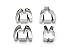 Fox Run Brands Ugly Sweater Cookie Cutter Set, Metallic