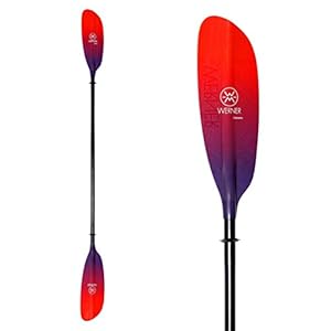 Werner Camano Fiberglass Straight Shaft Kayak Paddle-GradientSunset-230cm