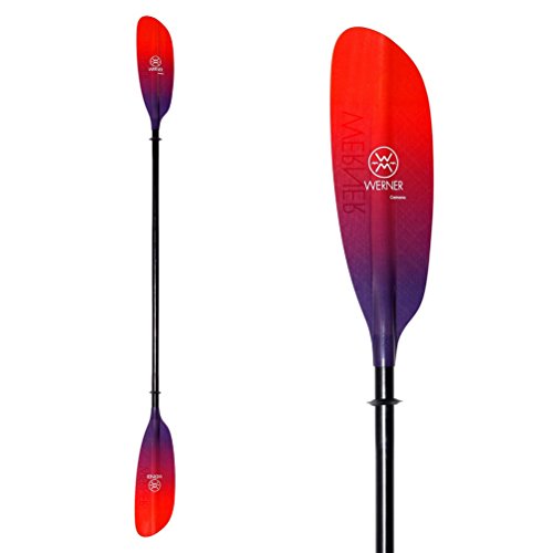 Werner Camano Fiberglass Straight Shaft Kayak Paddle-GradientSunset-230cm