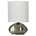 Light Accents Touch Table Lamp - Lamps for Bedrooms Bedside Set with Fabric Shades and 3-Stage Touch Dimmer Switch Brushed Nickel Finish