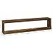 MyGift Wall Mounted Ping Pong Paddle Holder, Burnt Wood Table Tennis Racket Display Rack with Ball Storage Shelf