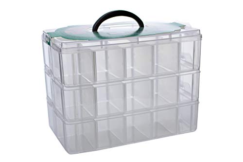 4 Bins+Things+Stackable+Adjustable+Compartments
