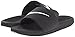 NIKE Kids' Kawa Slide Sandal, Black/White, 12 M US Little Kid