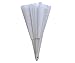 HONSHEN Chinese Hand Fan - Folding Fan with Nylon Cloth, 13 inch (White)