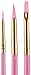 Snazaroo Pink Starter Brushes - set of 3