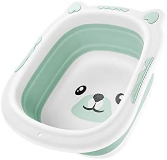 Portable Baby Washbasin Foldable Silicone Washbasin Foldable Travel Baby Care Cartoon Dog