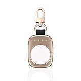 Firenew Apple Watch Charger iWatch Charger with Built in 700 mAh 4 LED Indicating MFI Certified Pocket-Sized Wireless Portable Battery for All Apple Watch Series 3 2 1 Nike 38mm 42mm (Gold)
