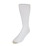 Gold Toe White Cotton Ultra Tec OTC Cotton Socks - 3 Pairs (Shoe size 6-12.5)