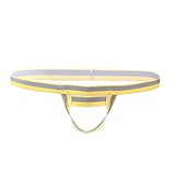 YiZYiF Men's Underwear Bugle Enhancer Lifter Male C-strap Mention Ring Shorts Yellow Large