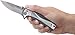 CRKT Tighe Rade EDC Folding Pocket Knife: Everyday Carry, Dual Blade Grind, Button Lock, Textured Aluminum Handle, Pocket Clip 5290