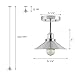 Linea di Liara Andante Farmhouse Pendant Lighting for Kitchen Island Industrial Hanging Light Fixtures Brushed Nickel Pendant Light for Kitchen Sink, UL Listed