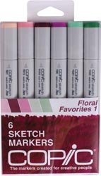 Copic markers sketch marker 6/pkg floral favorites 1