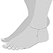 SilberDream anklet Zirkonia heart 925 Sterling Silver 9.8 inch SDF005