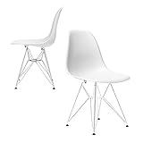 Set of 2 - Chelsea Mid Century Modern DSR Eiffel