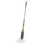 Casabella Spin 'n Dry Mop, Graphite and Orange