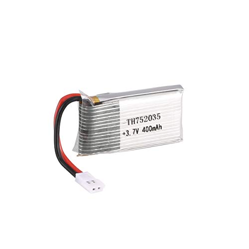2PCS 3.7V 400mAh Li-po Battery for HUBSAN H107/MJX F47/JJR/C F180 RC Drone Quadcopter Aircraft UAV Spare Part Accessories - Thumbnail 5