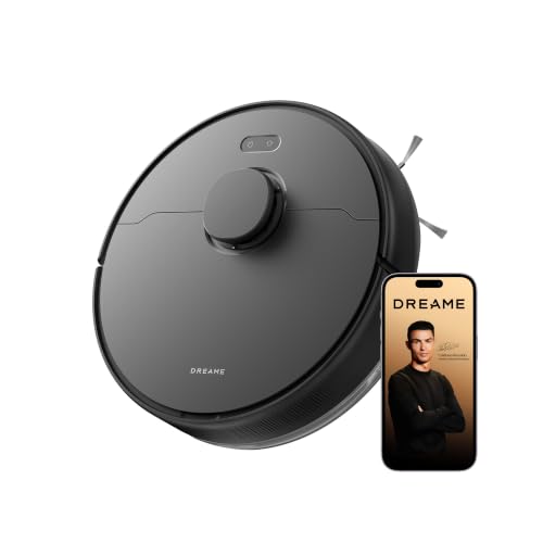 DREAME D9 MAX Gen 2 Aspiradora Robot Que trapea, 6,000 Pa de succión, Cepillo removible, Mapa multipisos, 285 min batería, Evita obstáculos y Cuenta con navegación 360° LDS