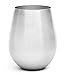 +Steel Stainless Steel Stemless Wine Glasses, Set of 4, 16oz, Unbreakable 18/8 Stainless Steel, Dishwasher Safe Shatterproof BPA Free Great for Outdoors, Picnics & Camping