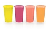 Tupperware Rainbow Tumblers (set of 4) 340 ml