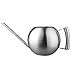 IMEEA Watering Can for Indoor House Plants Long Spout Brushed Stainless Steel Watering Pot, 45oz/1.3L