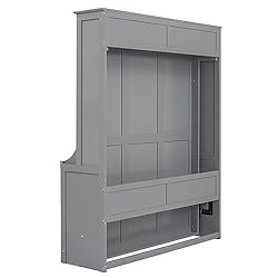 BIADNBZ Queen Murphy Bed with a Shelf, Space-Saving