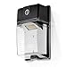 Hyperikon LED Wall Pack Outdoor Light, 30W, Security Wall Sconce Fixture, 5000K, Photocell, Clear Cover