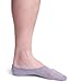 Stomper Joe No Show Socks For Men 3pk Quality Cotton Lge Heel Grip Non Slip,Grey,Small
