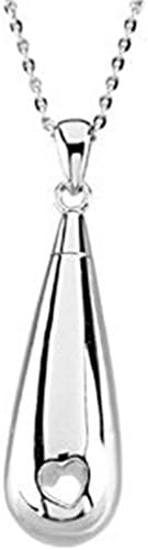 Sterling Silver Tear Of Love Ash Holder Pendant With 18" Necklace