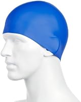 Speedo Unisex Plain Moulded Silicone Swimming Cap | Hair Protection view 7
