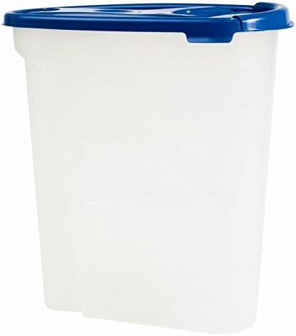 Invero® 5L Cereal Dispenser Plastic Container Food Kitchen Storage Box with Air Tight Lid ideal for Cereals Rice Pasta and More (1x Pack)