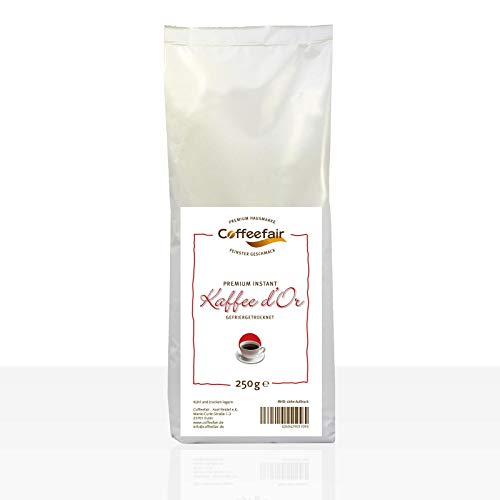 Instant-Kaffee für Kaffeevollautomaten | Coffeefair Premium d'Or 10 x 250g