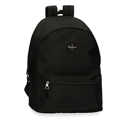 Aris, Equipaje Bolsa De Mensajero Unisex Niños, Negro (Black), 31x44x17.5 Cms