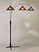 NOVA of California Natural Mica 3 Light Arc Floor Lamp - 86