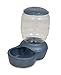 Petmate Replendish Gravity Feeder W/Microban, Pearl Peacock Blue, 2 LB, Made in USA