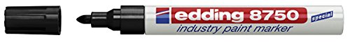 edding Paint marker Edding 8750 industry paint marker, 2-4 mm (1, black)