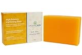 Organic Skin Lightener â€“ High Potency Lightening Soap made with Vitamin C, Papaya, Glutathione and Kojic Acid - for Discoloration on Face, Neck, and Body (1 Pack)