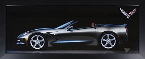 Framed Corvette 7th Generation Panoramic Picture