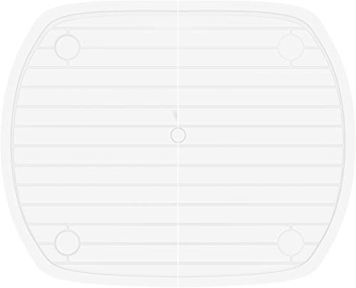 Duramax Robuster Garten quadratischer Kunststoff 1x1 Meter mit Sonnenschirmhalter, Indoor & Outdoor Tisch… – Bild 4