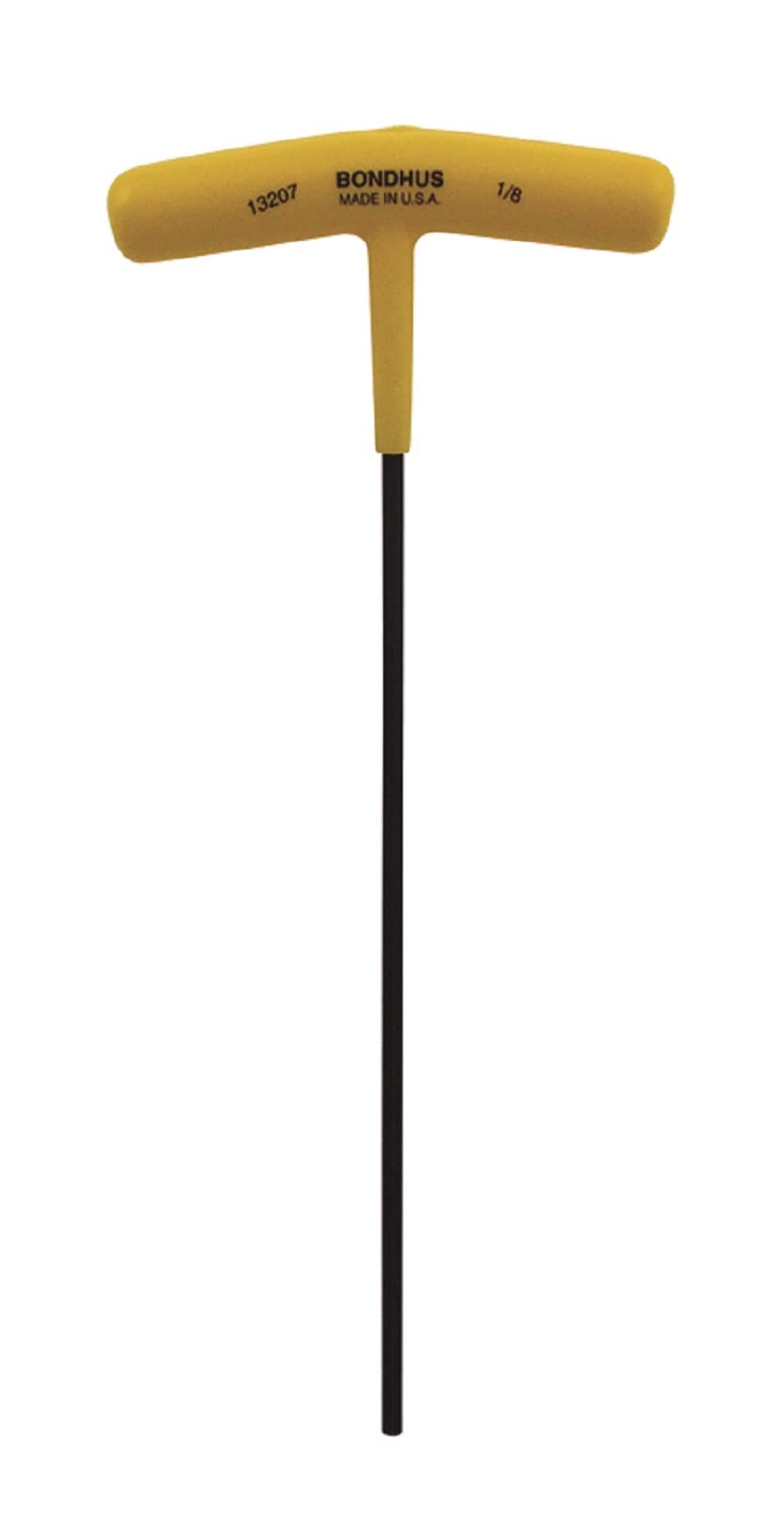 Bondhus HT1/8 T-Handle Hexagon Driver, 1/8", 13207, PROTANIUM Precision HIGH Torque Steel