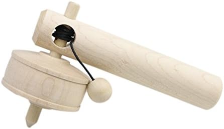 Camden Rose Super Spinning Top - Natural USA MADE Toy