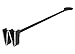 BBQ Fans Letter W Steak Branding Iron