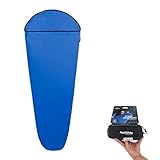 Naturehike High Elasticity Sleeping Bag Liner Lightweight Camping Travel Sheet – Portable Sleeping Sack for Camping, Travel, Youth Hostels, Picnic, Planes, Trains