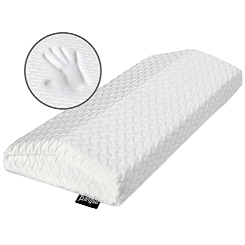 Milliard Lumbar Support Pillow for Bed with Gel Memory Foam Top Helps