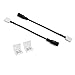 LE 2 Pin Connector Kit, 8mm DC Adapter Cable, Power Connectors for Single Color LED Strip Light, Pack of 2