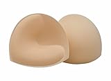 BRAVO Women's Ultra Shaper Bra Pads. Rounded top, push up and inward.