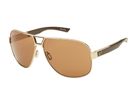 Fox The Moter 06327-903-OS Aviator Sunglasses,Polished Gold & Bronze,65 mm
