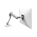 Ergotron 45-475-216 HX Desk Mount Monitor Arm in color Bright White for 20-42 lbs Monitors