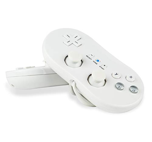 Beastron Classic Controller for Nintendo Wii, White (1 Pack)